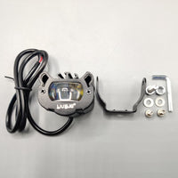 1 Pc HJG Single Smd Evil Eye Style Fog Light With Dual Color And Devil Eye Function