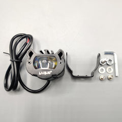 2 Pcs Set HJG Single Smd Evil Eye Style Fog Light With Dual Color And Devil Eye Function