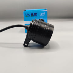 1 Pc HJG 4 Lens Flood Light Round Shape Metal Body With Yellow Cover Light