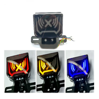 1 Pc Universal MOTOLED X Style Back Light For Honda CG125
