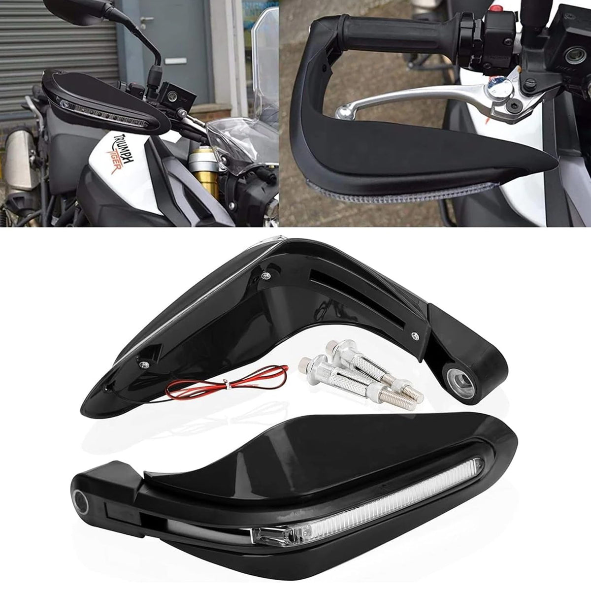 Hand Guard Protector with Indicators Guard For All Bikes