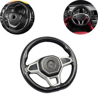 1 Pc Hand sewing Top Full Carbon Fiber Steering Wheel Cover