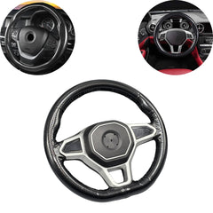 Hand sewing Top Full Carbon Fiber Steering Wheel Cover 1 Pc