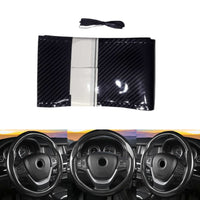 1 Pc Hand sewing Top Full Carbon Fiber Steering Wheel Cover
