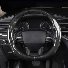 Hand sewing Top Full Carbon Fiber Steering Wheel Cover 1 Pc