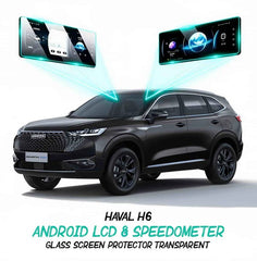 2 Pcs Set Haval H6 14.5 inch 2025 Model Transparent Car LCD Screen And Speedometer Glass Protector In Premium Quality
