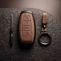 Haval H6 2022 Model Elite Series Metallic Car Key Case Luxury Zinc Alloy Protection Case(Brown)