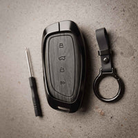 Haval H6 2025 Model Elite Series Metallic Car Key Case Luxury Zinc Alloy Protection Case(Grey)