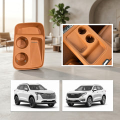 Haval H6 Console Wireless Charging & Cup Holder Silicone Protective Matt Brown Colour ST-39