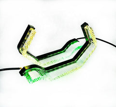 Universal Angel Eyes Retrofit APP Control RGB Crystal LED for Car Headlight 2 Pcs Set
