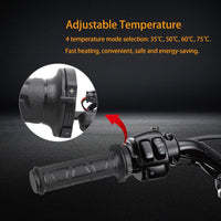 Heated Grips Adjustable Temperature Cold Hand Heating Grips For CG 125/ CD 70