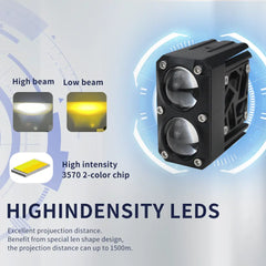 Universal Dual Lens U2 Premium Series Grill Light With Fan 1 Pc