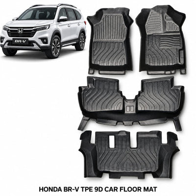 Honda BRV Heavy Duty All-Weather TPE Car Floor Mats in Premium Quality