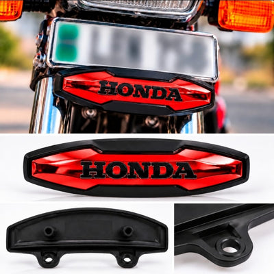 Honda CD 70 & CG 125 Front Number Plate Bracket Red Plastic