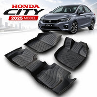 Honda City 2025 Heavy Duty All-Weather TPE Car Floor Mats in Premium Quality