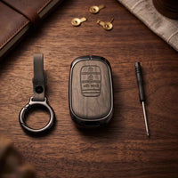 Honda Civic 2022-2026 Model Elite Series Metallic Car Key Case Luxury Zinc Alloy Protection Case(Grey)
