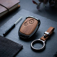Honda Civic Reborn 2008-2012 Elite Series Metallic Car Key Case Luxury Zinc Alloy Protection Case(brown)