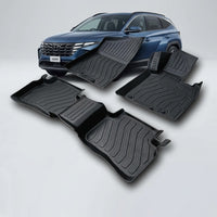 Hyundai Tucson 2025 Hybrid Heavy Duty All-Weather TPE Car Floor Mats in Premium Quality