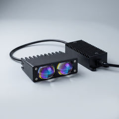 Nakamoro High-Power 2 Lens LED Projector Auxiliary Light With Dual Color Universal Fit For Off Road Vehicles