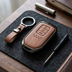 Honda City Aspire 2022-2025 Model Elite Series Metallic Car Key Case Luxury Zinc Alloy Protection Case(Brown)