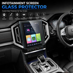 Jac T9 Hunter Transparent Car LCD Screen Glass Protector In Premium Quality