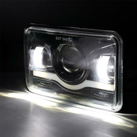 Jeep - Car LED Headlight Square 6x4 Sealed Beam 75W Hi-Low 1 Pc