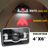 Jeep - Car LED Headlight Square 6x4 Sealed Beam 75W Hi-Low 1 Pc