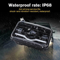 Jeep - Car LED Headlight Square 6x4 Sealed Beam 75W Hi-Low 1 Pc