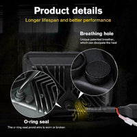 Jeep - Car LED Headlight Square 6x4 Sealed Beam 75W Hi-Low 1 Pc