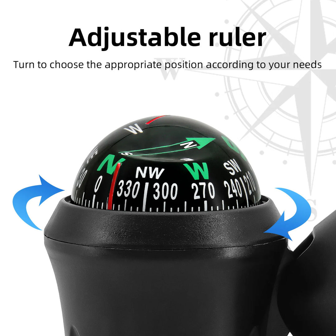 Jeep - Car Dashboard Mini Compact Compass Ball