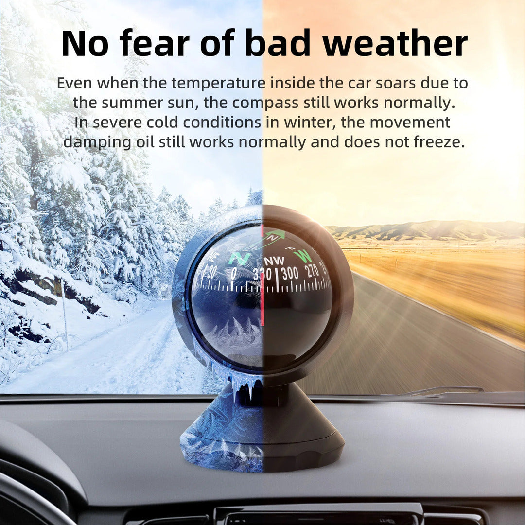 Jeep - Car Dashboard Mini Compact Compass Ball