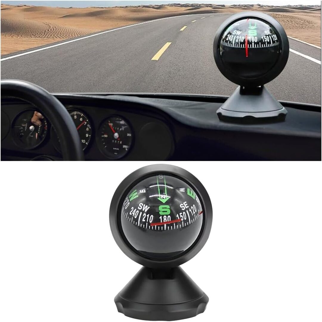 Jeep - Car Dashboard Mini Compact Compass Ball