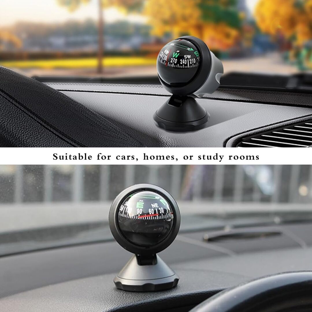 Jeep - Car Dashboard Mini Compact Compass Ball