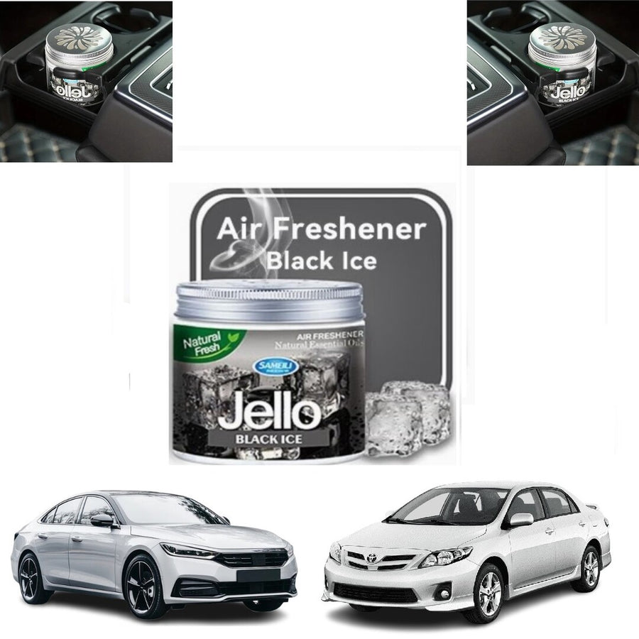 Jello Black Ice Flavor Air Freshener Gel Long Lasting Fragrance 1 Pc