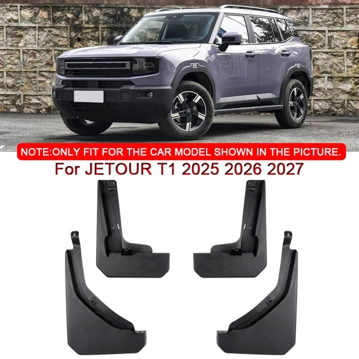 Jetour T1 Custom Fit Front Rear Mud Flaps In Premium Quality