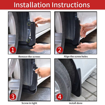 Jetour T2 Custom Fit Front Rear Mud Flaps In Premium Quality