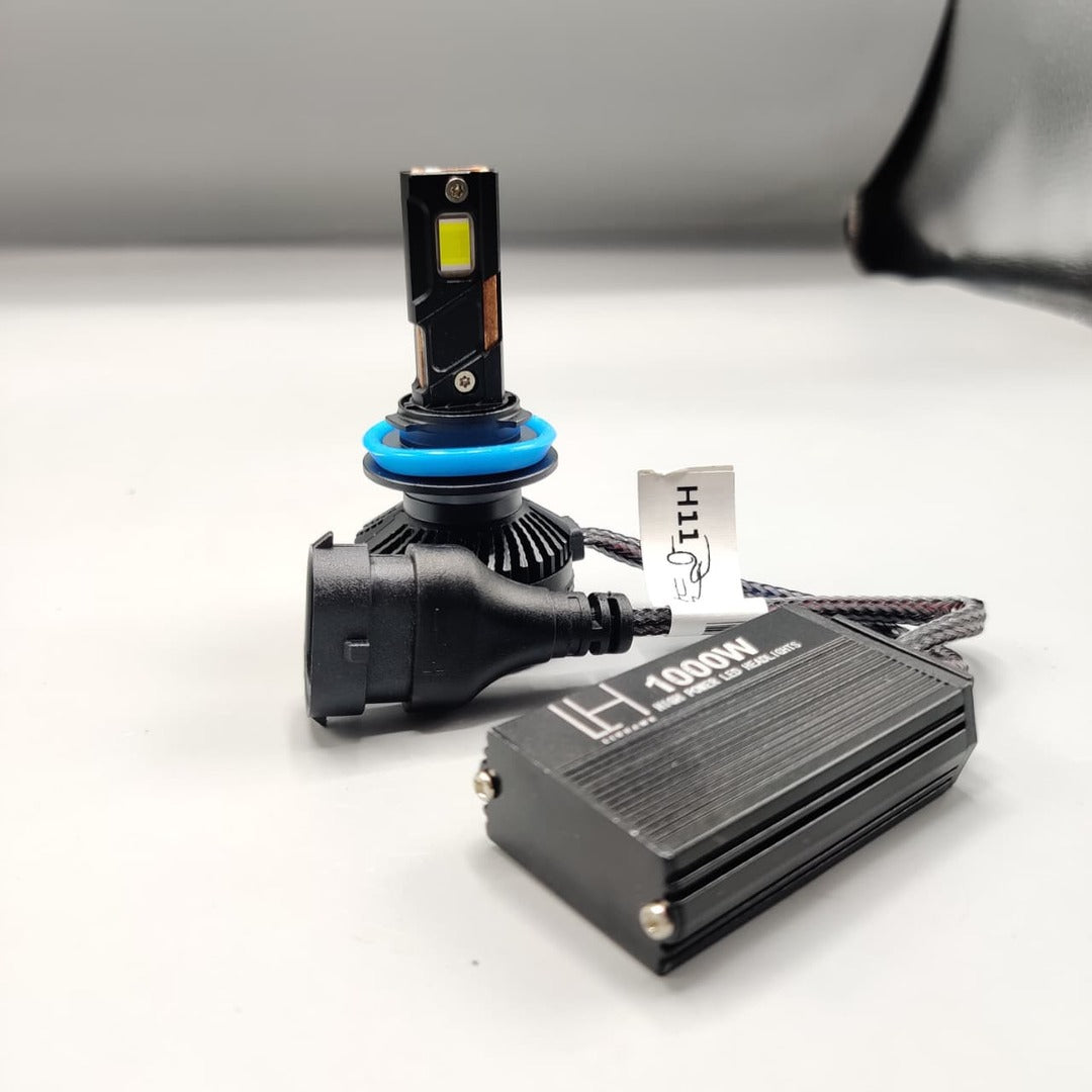 LIUHAWK LED Headlight Bulb Original H11 100 Watts 2 Pcs Set