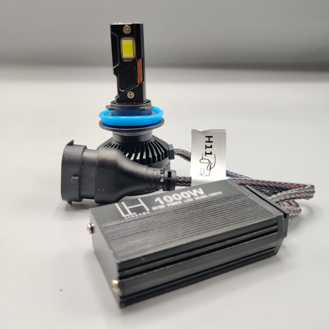 LIUHAWK LED Headlight Bulb Original H11 100 Watts 2 Pcs Set