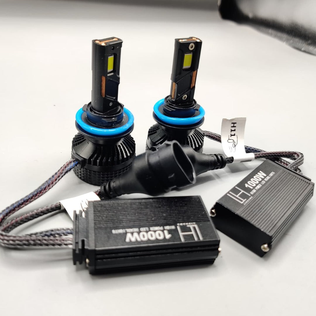 LIUHAWK LED Headlight Bulb Original H11 100 Watts 2 Pcs Set