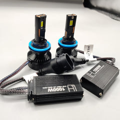 LIUHAWK LED Headlight Bulb Original H11 100 Watts 2 Pcs Set