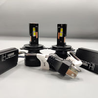 LIUHAWK LED Headlight Bulb Original H4 100 Watts 2 Pcs Set