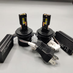 LIUHAWK LED Headlight Bulb Original H4 100 Watts 2 Pcs Set