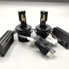 LIUHAWK LED Headlight Bulb Original H4 100 Watts 2 Pcs Set