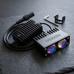 Nakamoro High-Power 2 Lens LED Projector Auxiliary Light With Dual Color Universal Fit For Off Road Vehicles