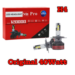 M8 Pro Led Headlight H4 Original 40 Watts 2 Pcs Set