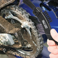 Universal Bike Chain Cleaning Brush with 3 Heads For Chains Cassette Cleaning Tool 1 Pc