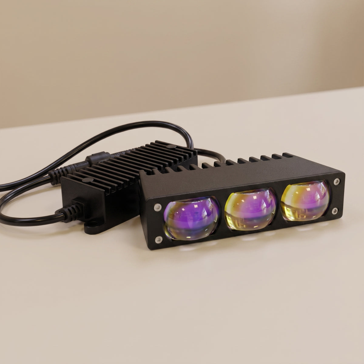 Nakamoro High-Power 3 Lens LED Projector Auxiliary Light With Dual Color Universal Fit For Off Road Vehicles