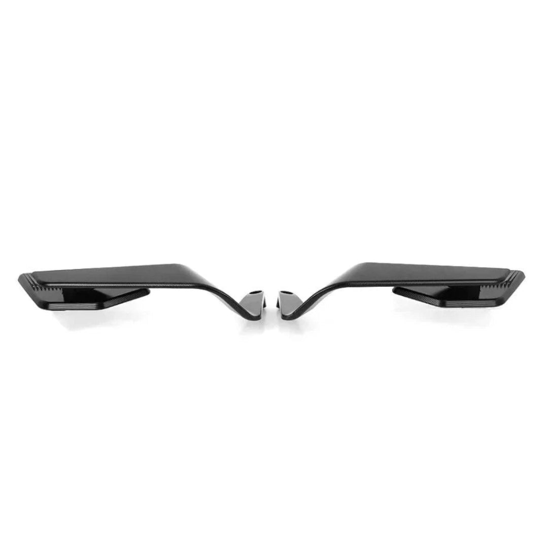 2 Pcs Set Motorcycle Rearview Mirror Wing Style Side Mirror Adjustable Rotating Side View Mirror