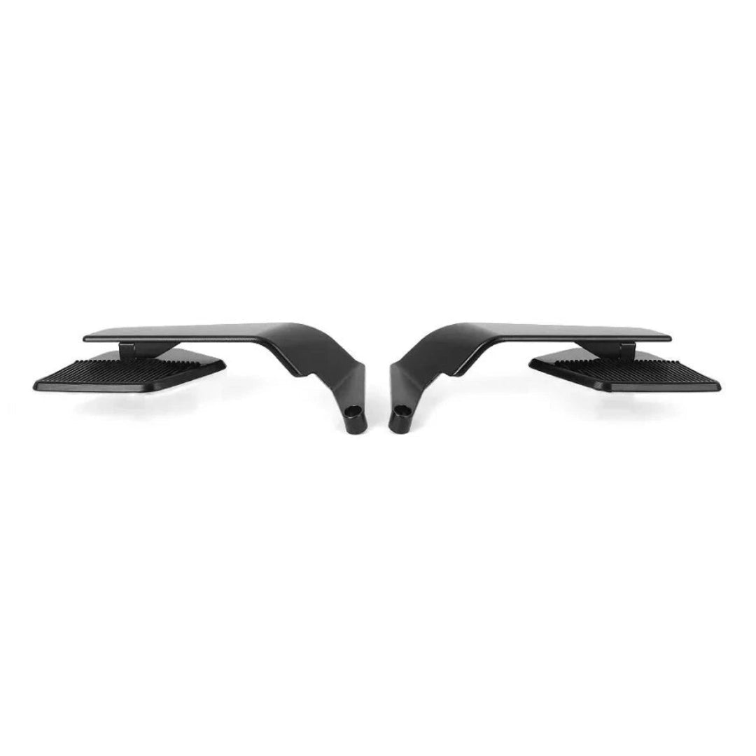 2 Pcs Set Motorcycle Rearview Mirror Wing Style Side Mirror Adjustable Rotating Side View Mirror