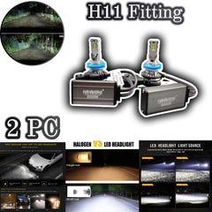 NAKAMORO LED Headlight Bulb Original H11 65 Watts 2 Pcs Set